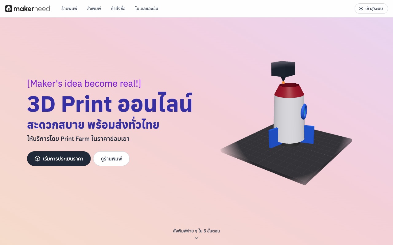 Makerneed homepage